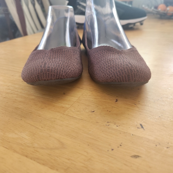 ROTHY'S US 10 The Flat Ballet Shoe Truffle Python Knit Textile round toe - Picture 6 of 8